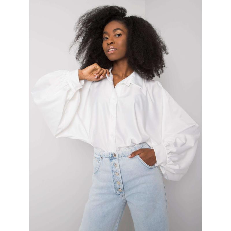 Dámska košeľa so širokými rukávmi CRISTIANA White