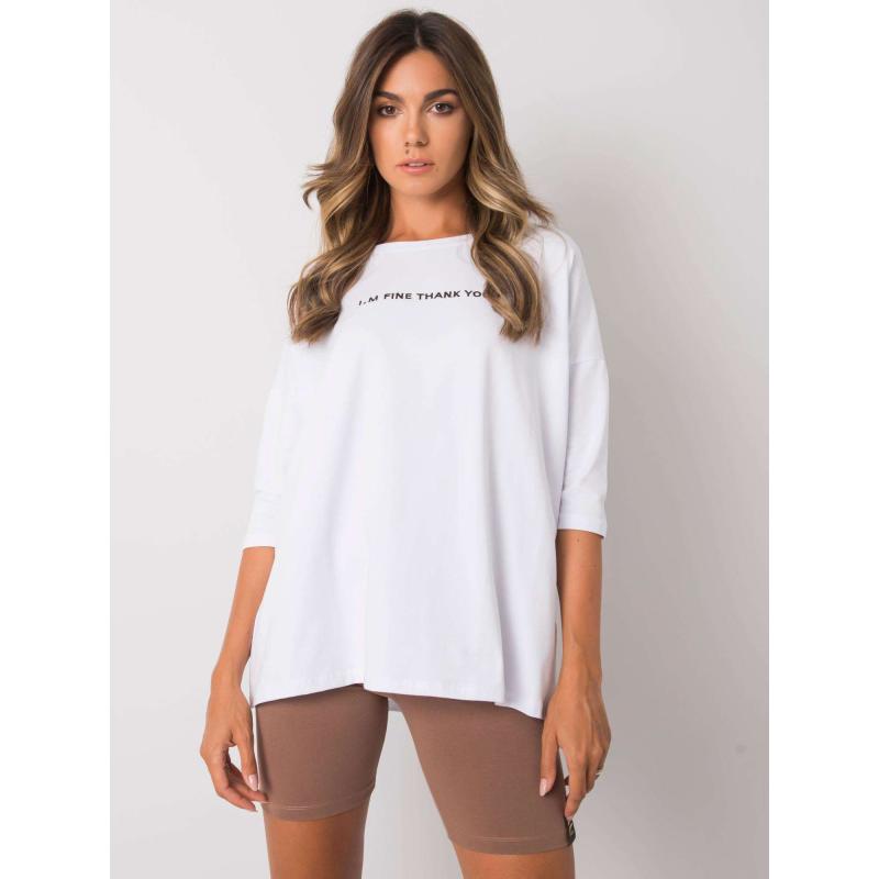 Dámská halenka s nápisem KAYLYN Bílá 