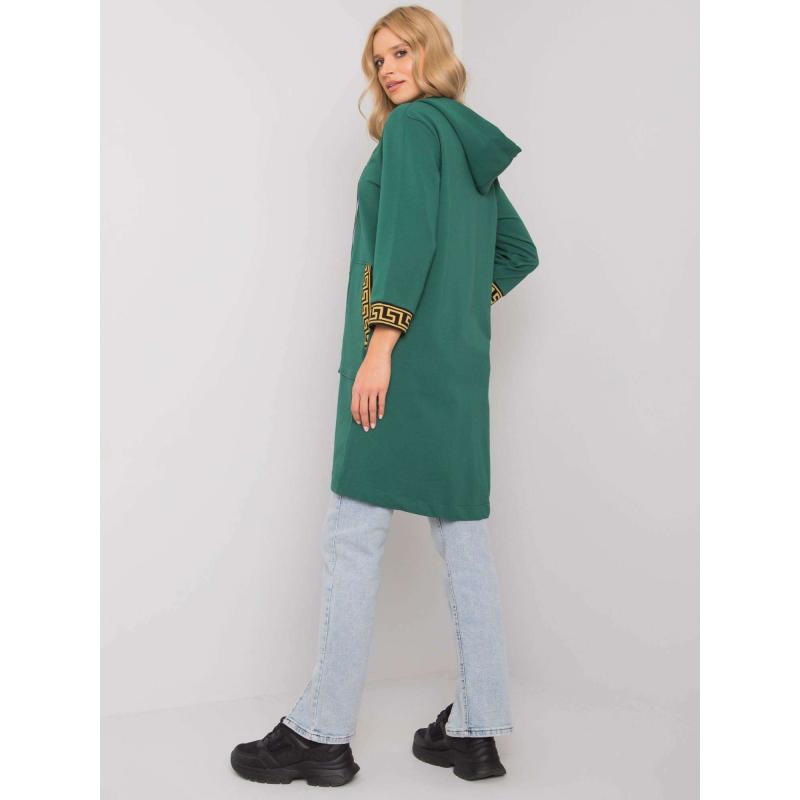 Dámska mikina LISBON tmavozelená