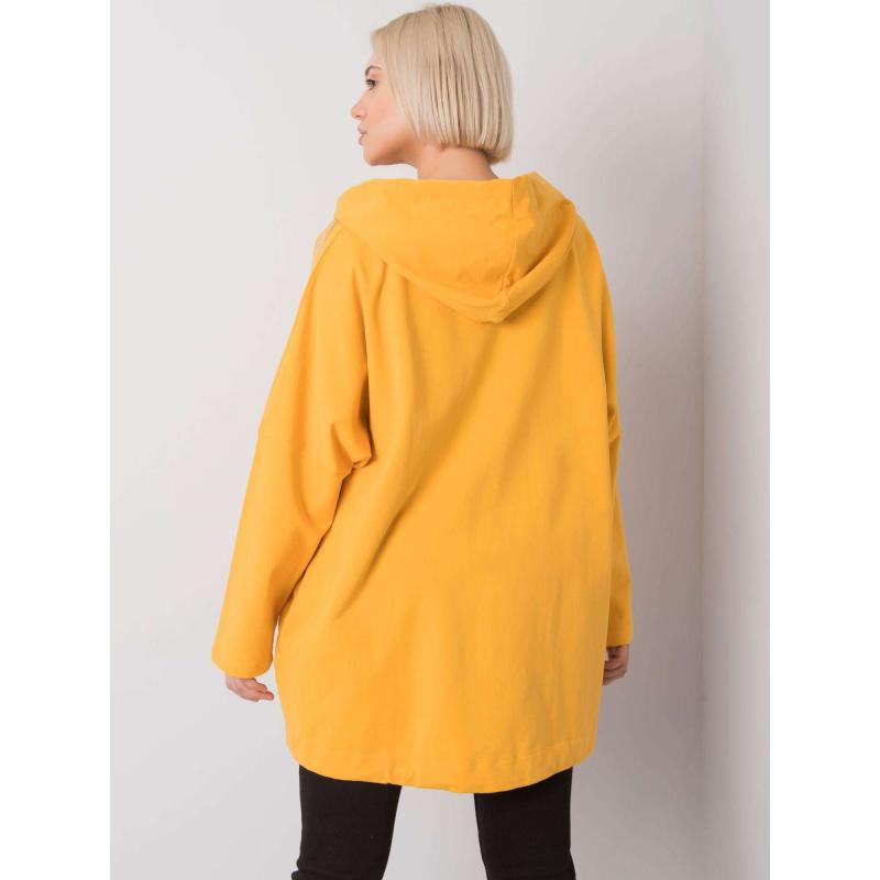 Dámská mikina na zip ATHENS žlutá 