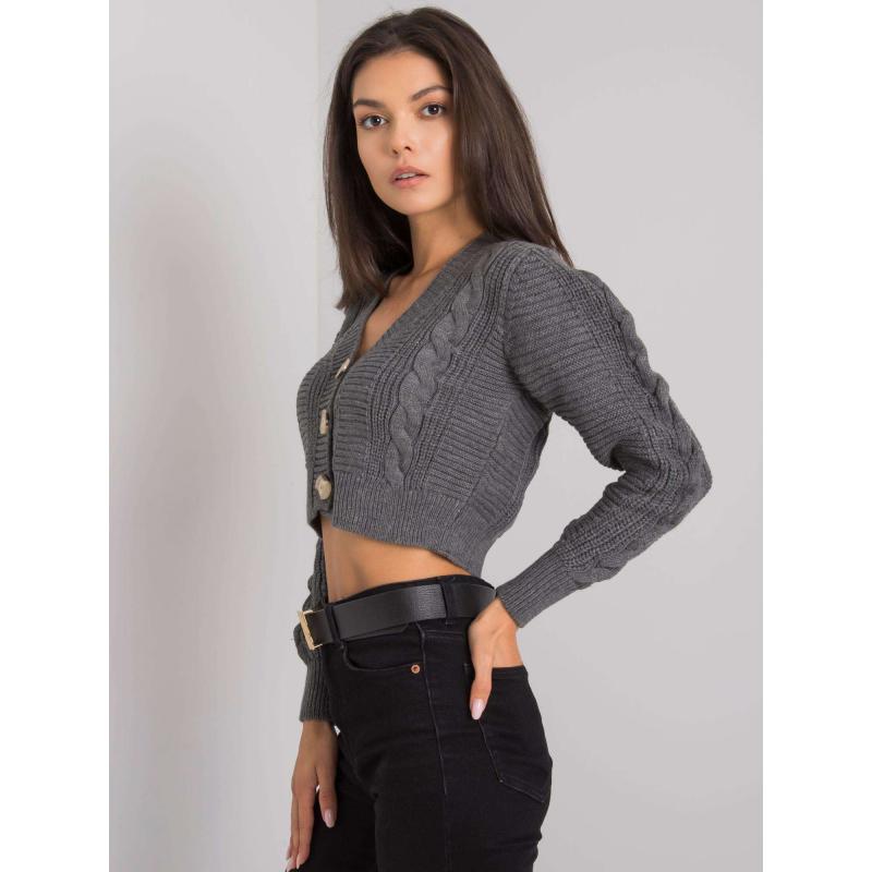 Dámský svetr Aristide RUE PARIS tmavě šedý 