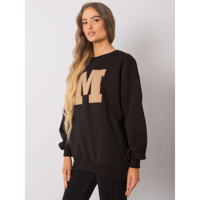 Dámská mikina bavlněná  ARMELLE černá