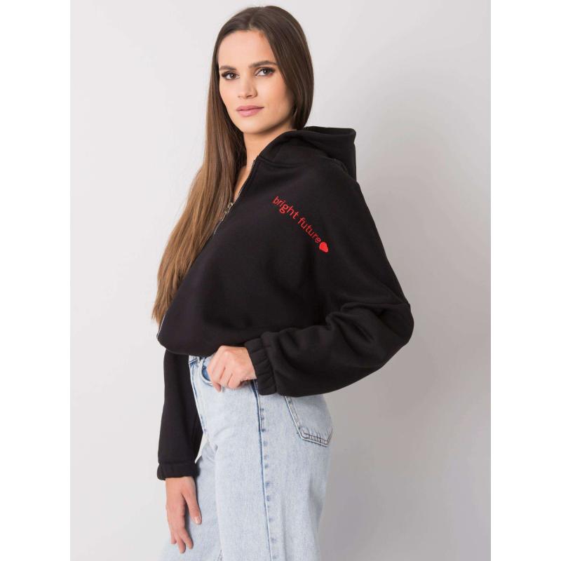 Dámská mikina vyšívaná Michelle RUE PARIS černá  