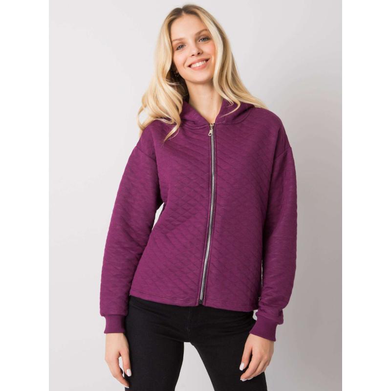 Dámská mikina prošívaná MELANIE fialová 