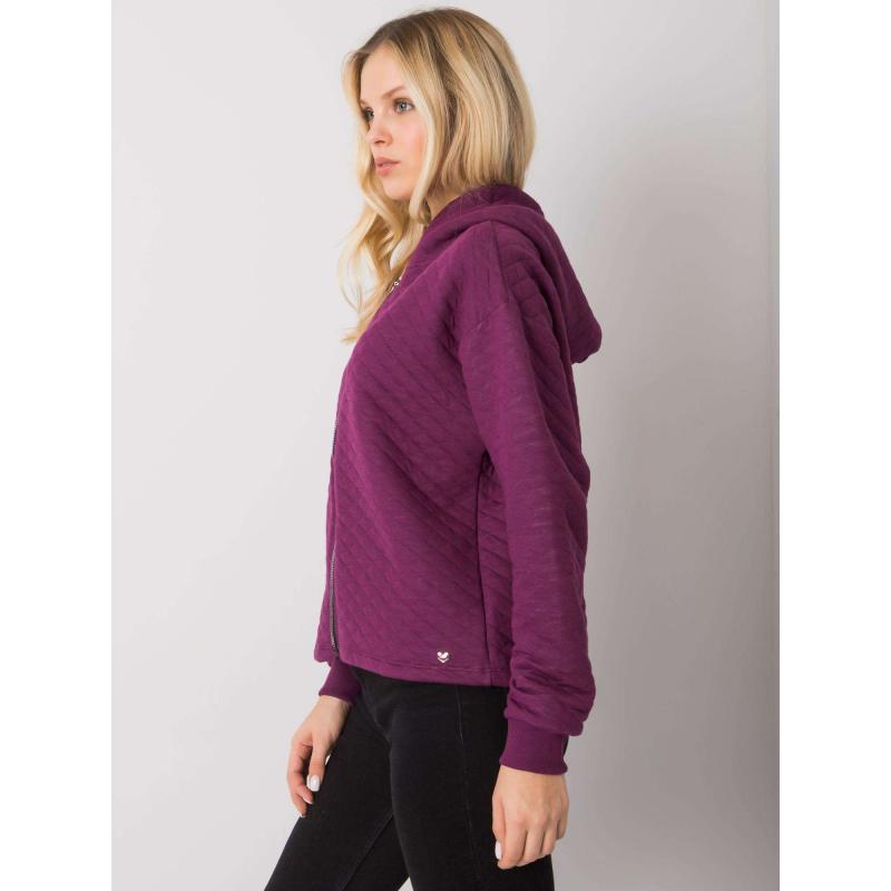 Dámská mikina prošívaná MELANIE fialová 
