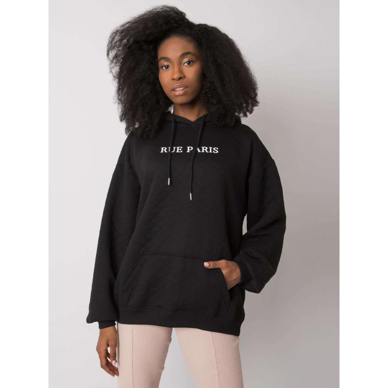 Dámská mikina prošívaná Hanna RUE PARIS černá