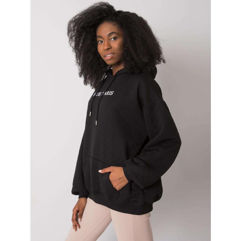 Dámská mikina prošívaná Hanna RUE PARIS černá