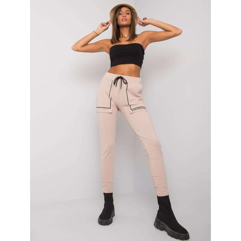 Női WINSLEY melegítőnadrág világos bézs színű