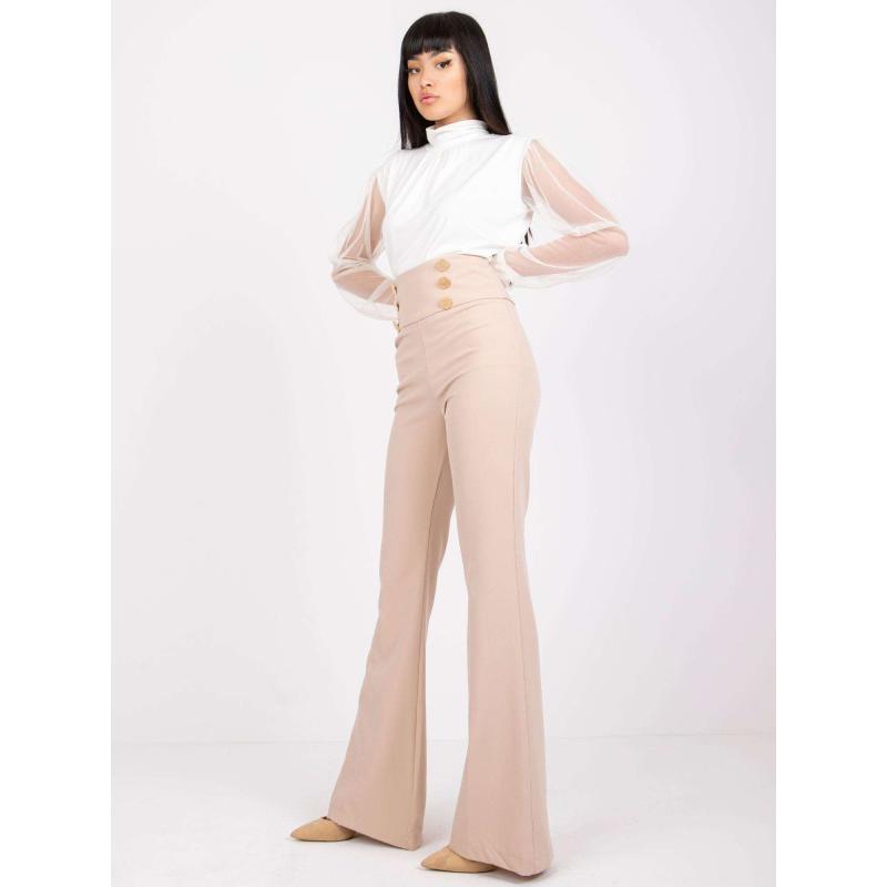 Dámské kalhoty na míru SALERNO béžové