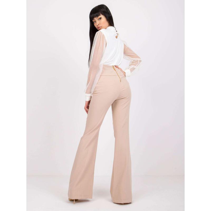 Dámské kalhoty na míru SALERNO béžové