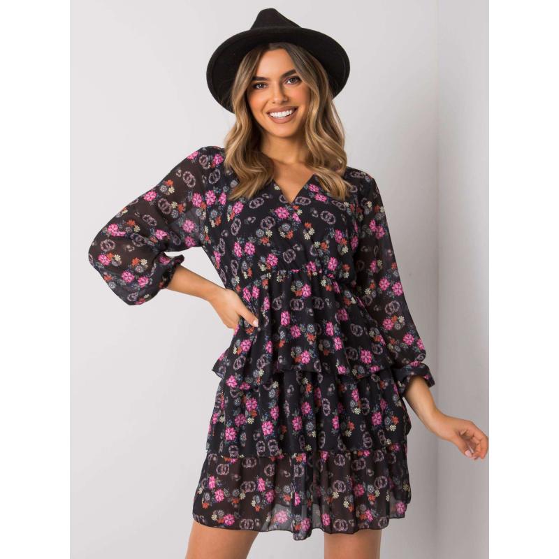 Női Elois RUE PARIS ruha fekete