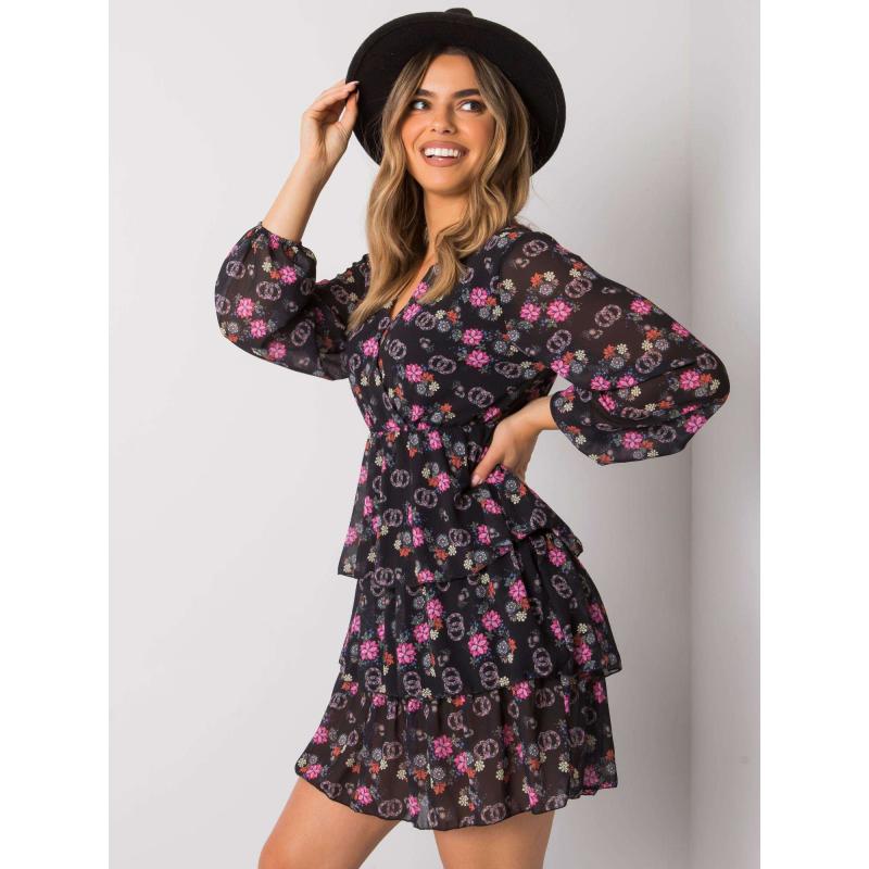 Női Elois RUE PARIS ruha fekete