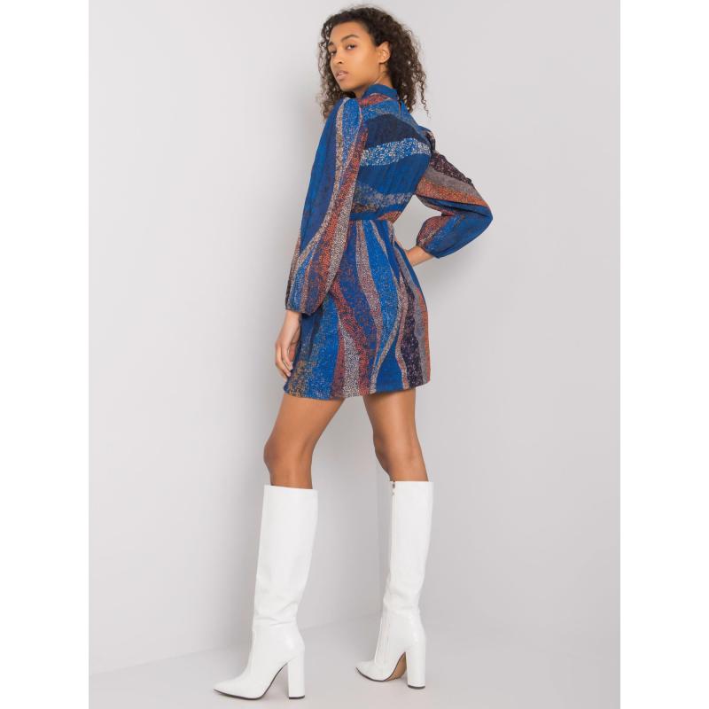 Dámske šaty s potlačou BROOKS tmavomodré