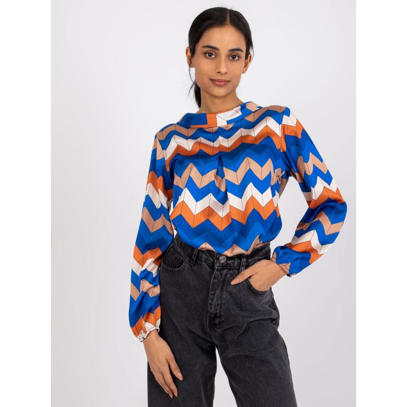 Dámská halenka s potiskem SILESIA tmavě modrá 