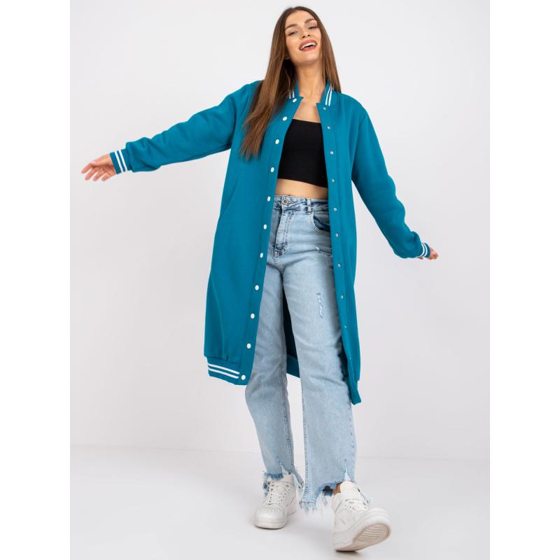 Dámska dlhá mikina Aosta RUE PARIS navy blue