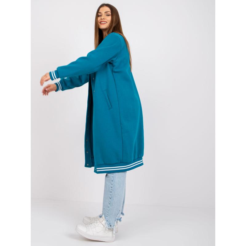 Dámska dlhá mikina Aosta RUE PARIS navy blue