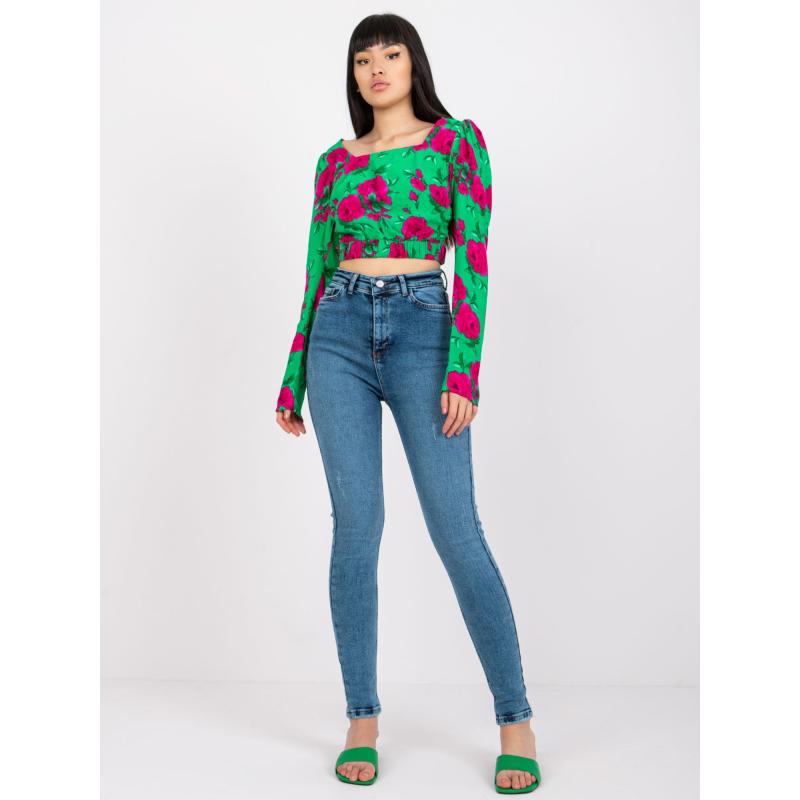 Dámské džíny s vysokým pasem LILLY modré 