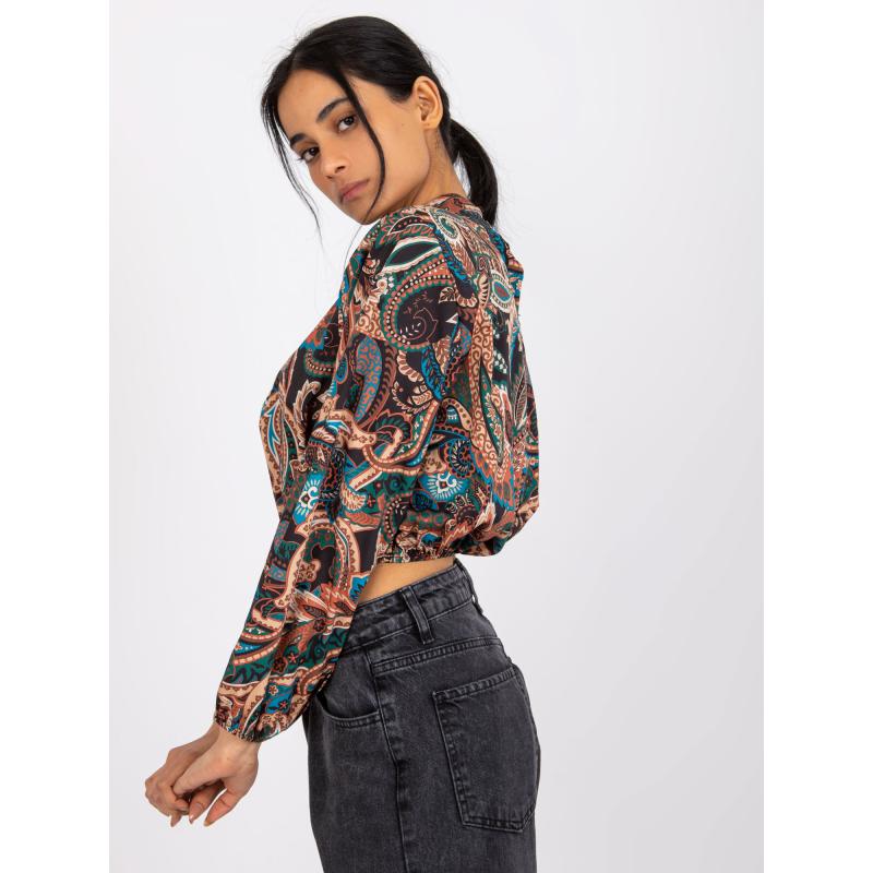 Dámská halenka s potiskem MIA černá 