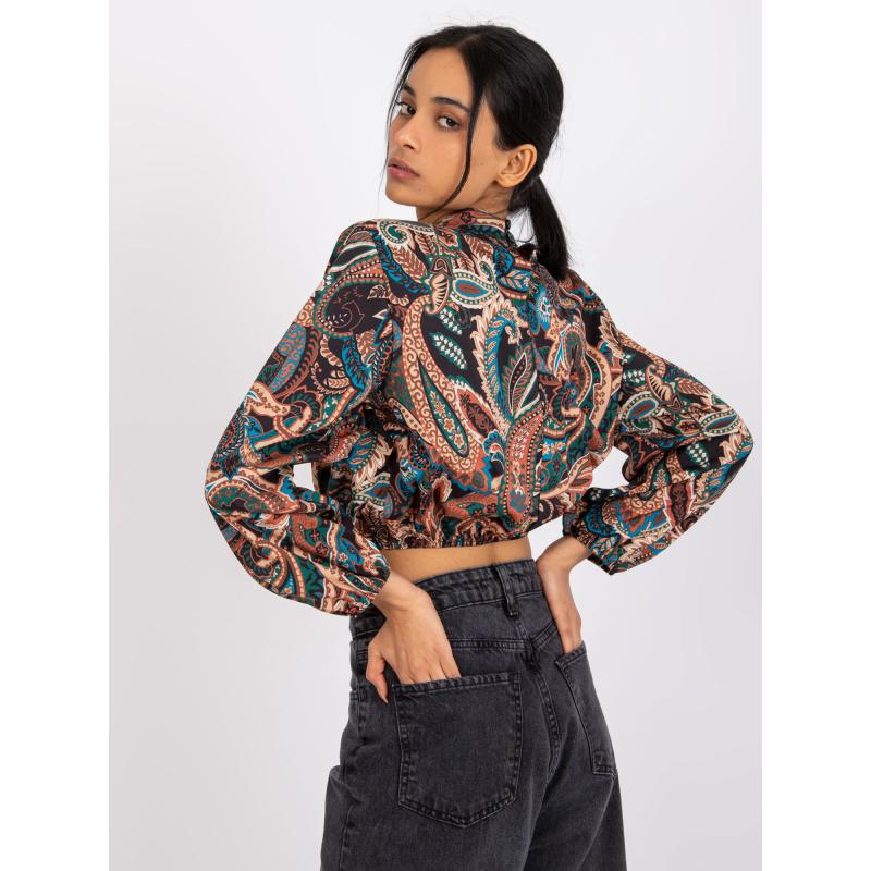 Dámská halenka s potiskem MIA černá 