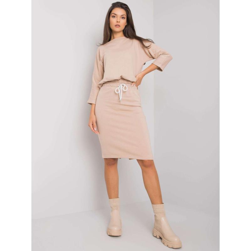 Női szoknyakészlet SAVINA bézs