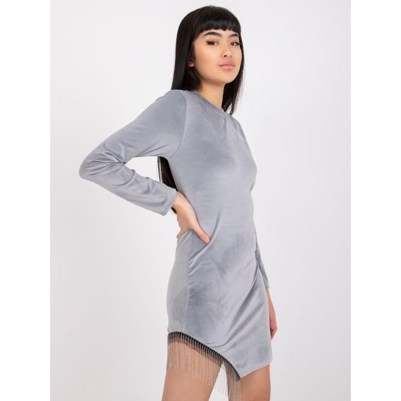 Dámské šaty MELISSA šedé 