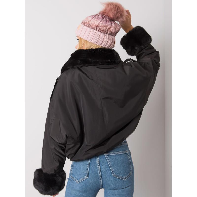 Dámská čepice s bambulí Ally RUE PARIS růžová 