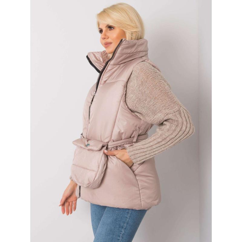 Dámská vesta péřová EFFIE béžová