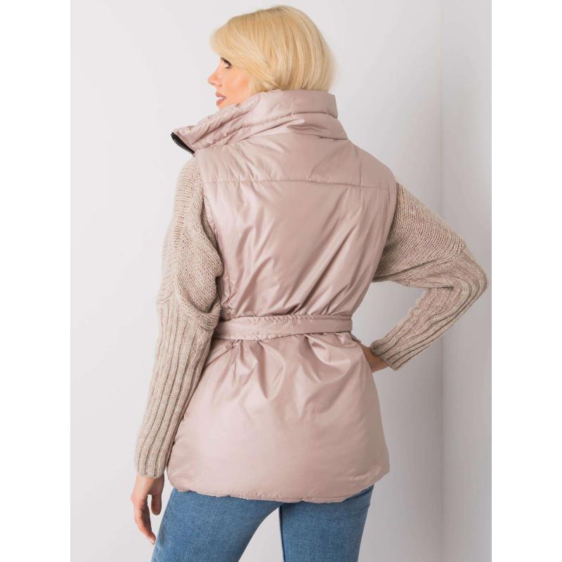 Dámská vesta péřová EFFIE béžová