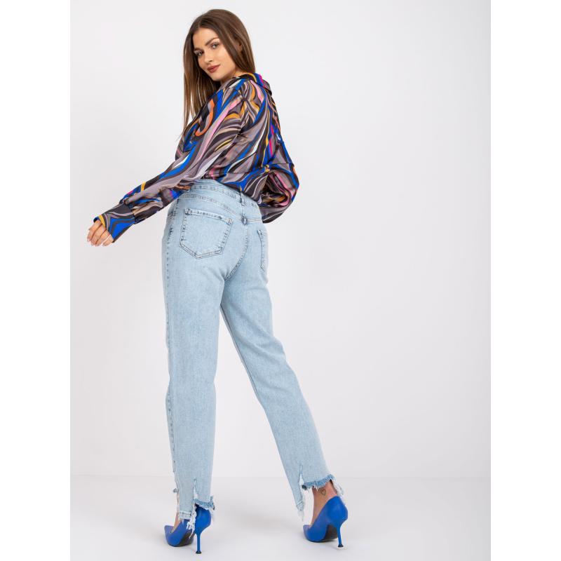 Női nyomtatott blúz DIYA fekete