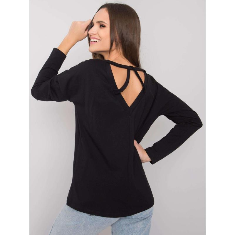 Dámská halenka s dlouhými rukávy Libourne RUE PARIS černá 