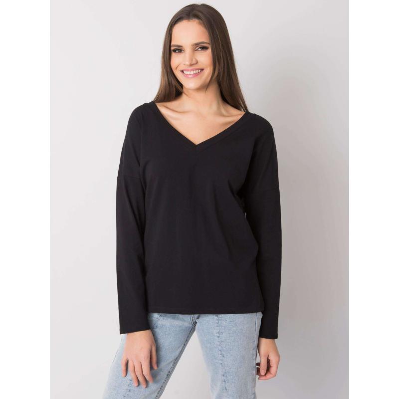 Dámská halenka s dlouhými rukávy Libourne RUE PARIS černá 