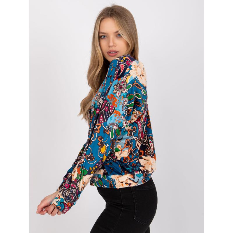 Dámská halenka s potiskem NICOLA modrá 