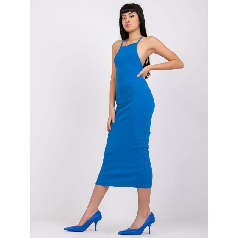 Dámské šaty proužkované Kira RUE PARIS tmavě modré  