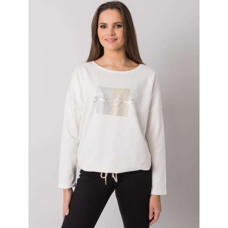 Dámská halenka s kamínky Adele RUE PARIS ecru 