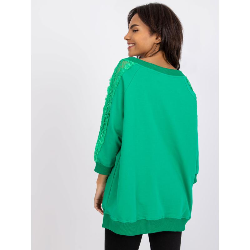 Dámska blúzka Leja RUE PARIS tmavozelená