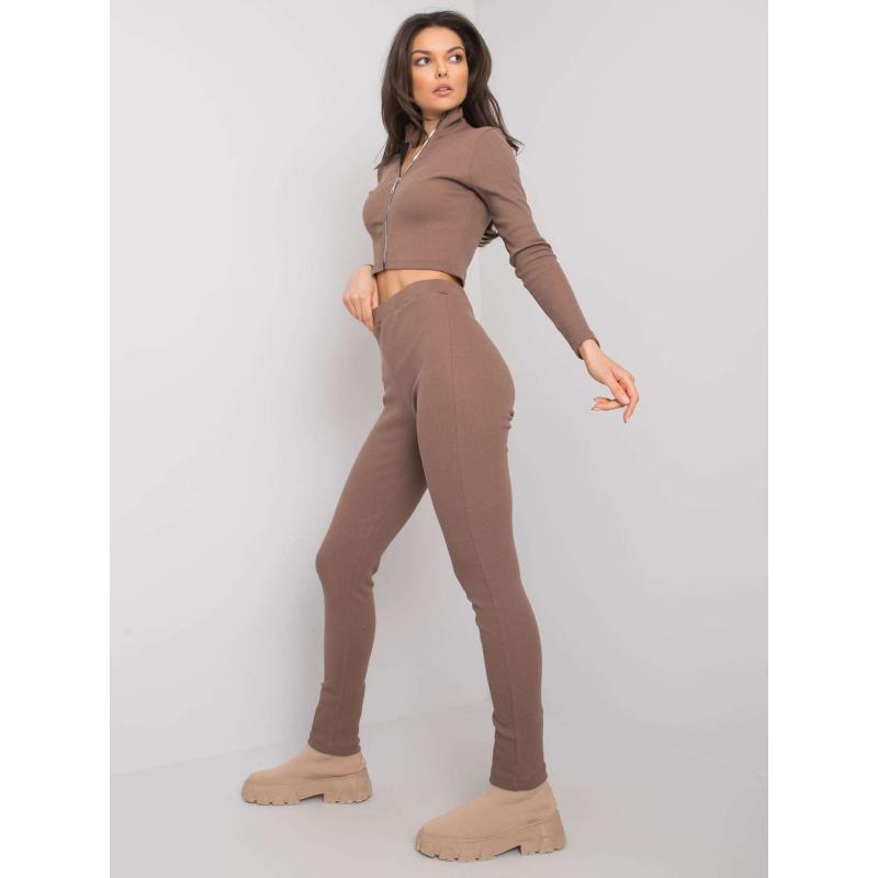 Dámská souprava Ivette RUE PARIS hnědá 