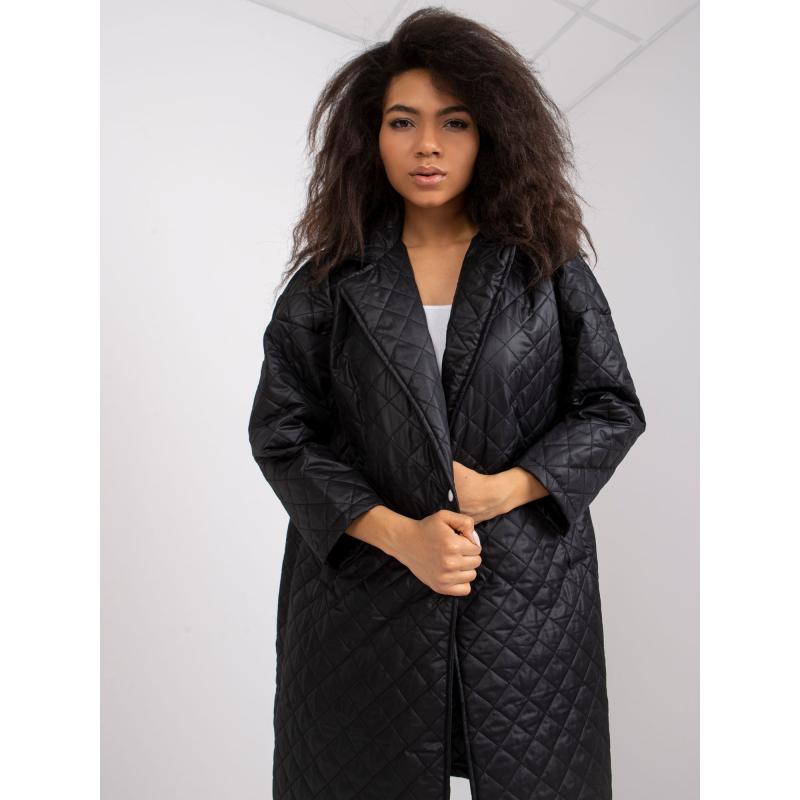 Női steppelt kabát SOFIA fekete