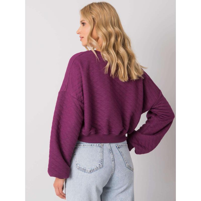 Dámská mikina prošívaná CRYSTAL fialová 
