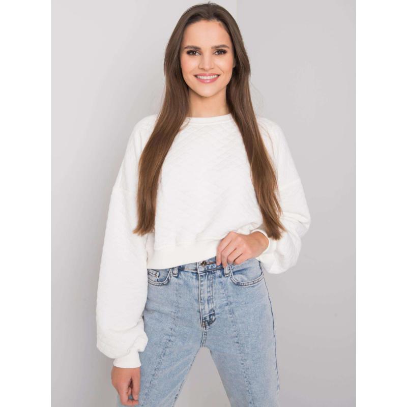 Dámská mikina prošívaná CRYSTAL ecru  