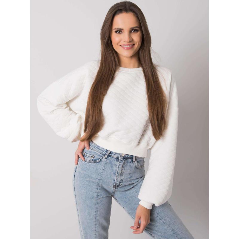 Dámská mikina prošívaná CRYSTAL ecru  