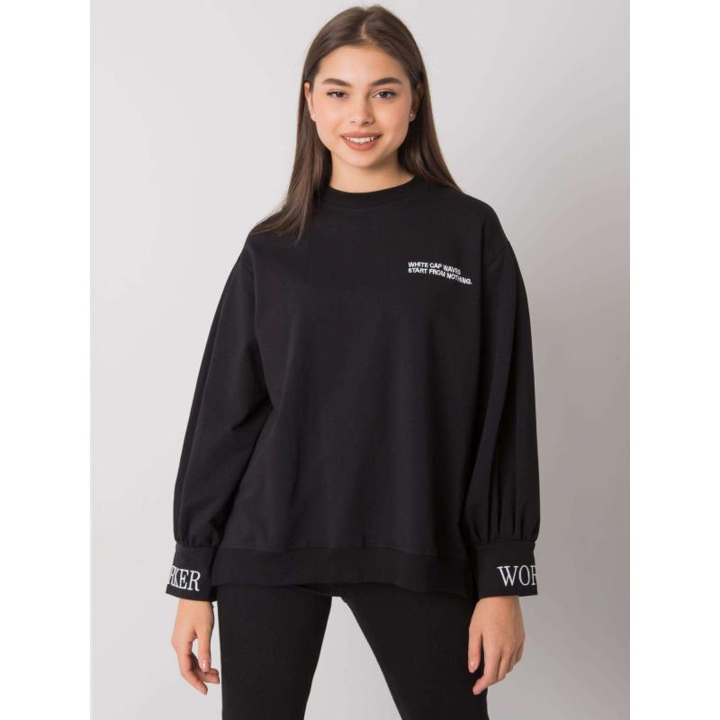 Dámská mikina s kapucí LAYLIN černá 