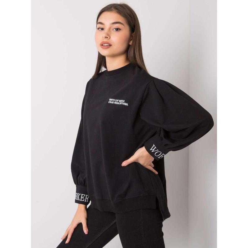 Dámská mikina s kapucí LAYLIN černá 