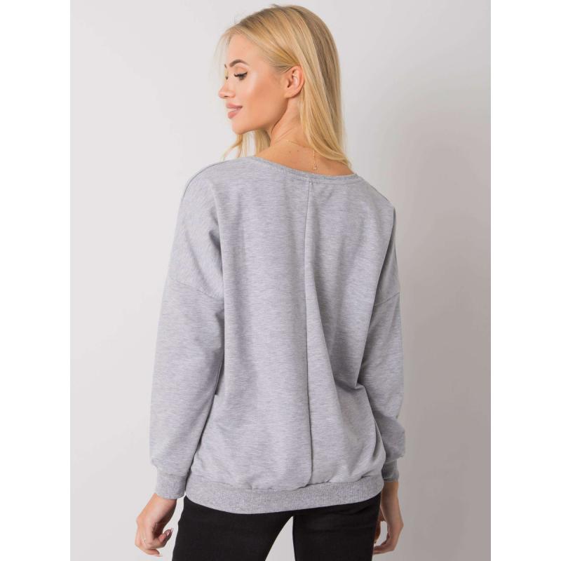 Dámská mikina s kapucí ALOIDA šedá