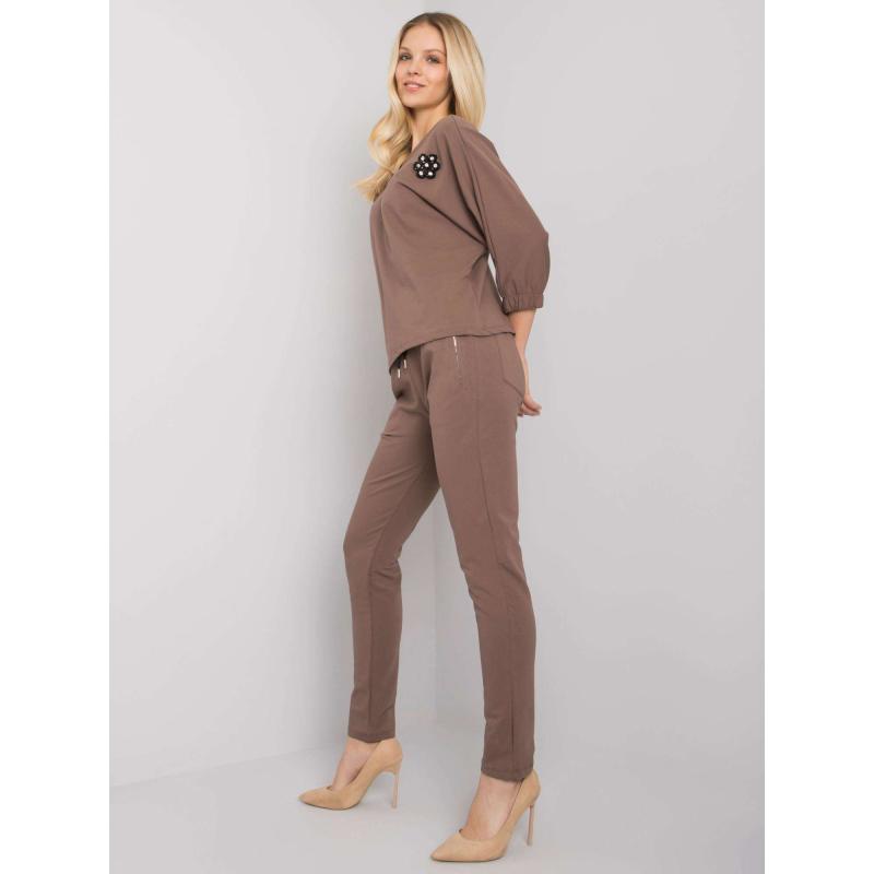 Dámská souprava Jane RUE PARIS hnědá