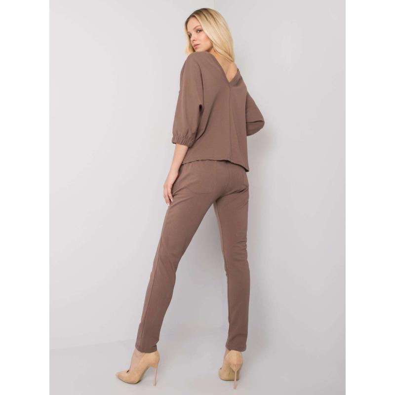 Dámská souprava Jane RUE PARIS hnědá