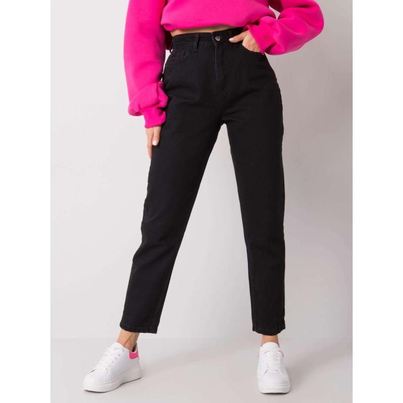 Dámske džínsy Berry RUE PARIS black