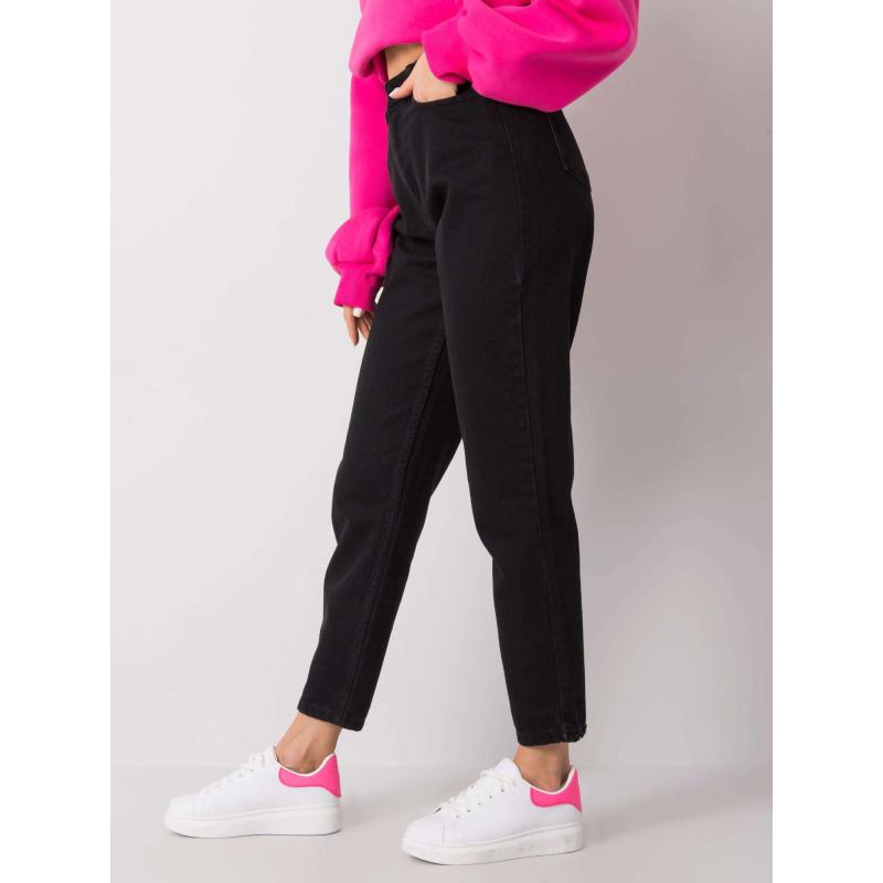 Dámske džínsy Berry RUE PARIS black