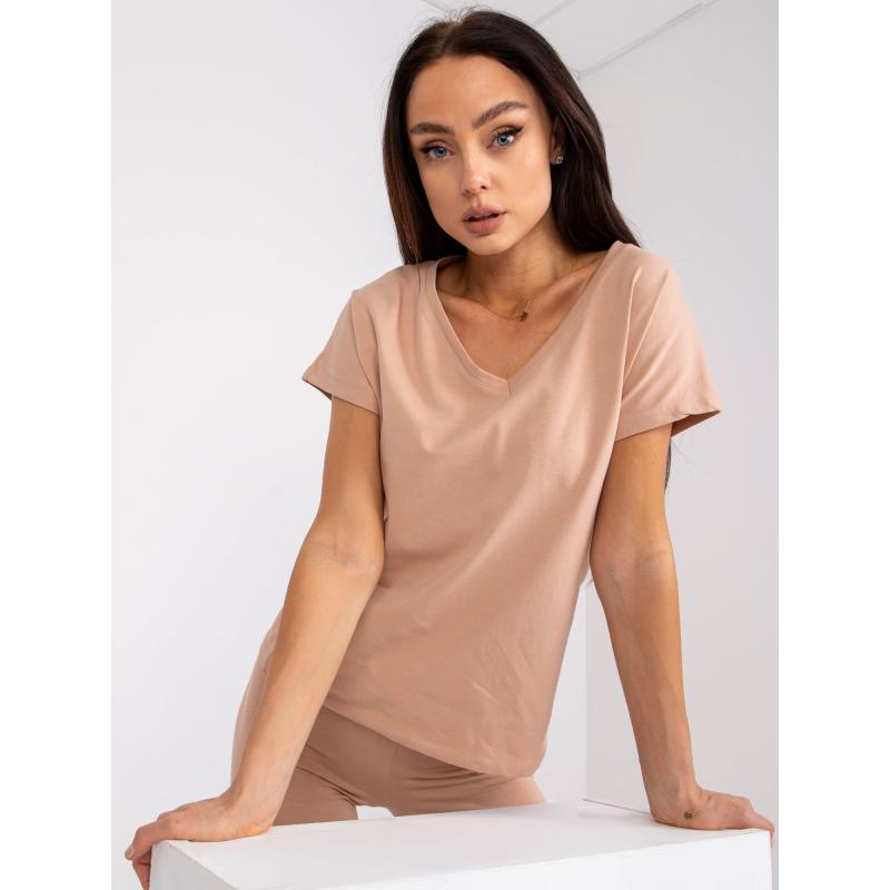 Női Basic női póló ARLETTE barna