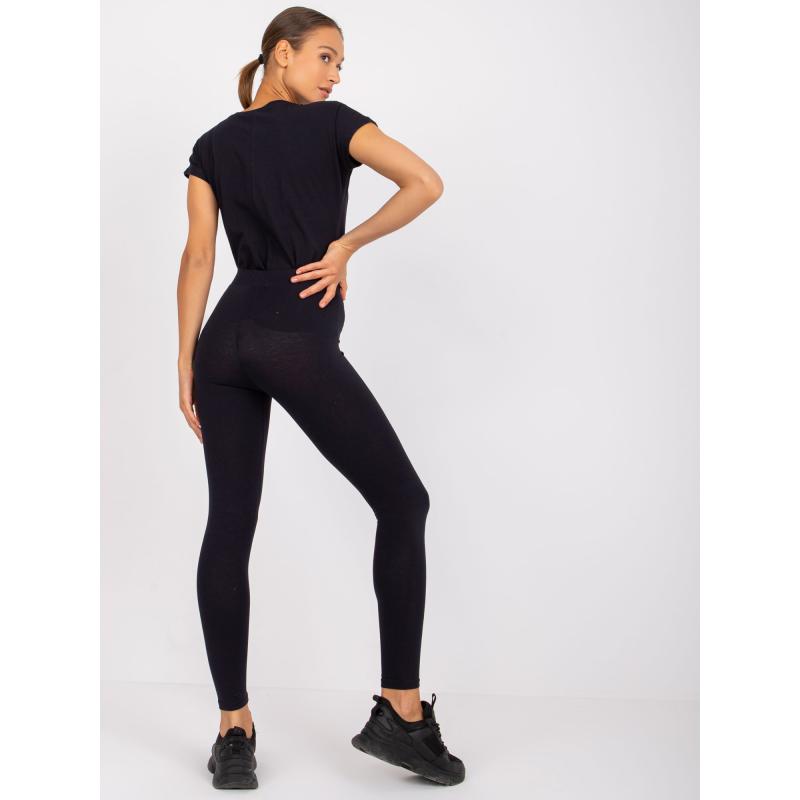 Dámske bavlnené legíny BRIGITTE modré