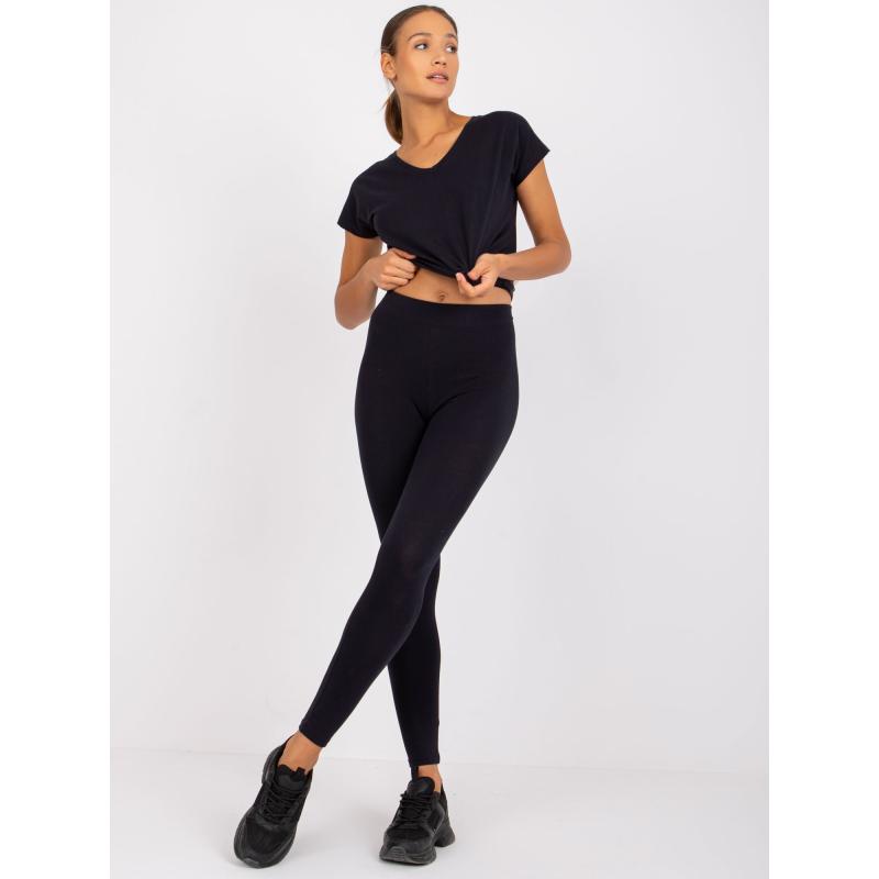 Dámske bavlnené legíny BRIGITTE modré